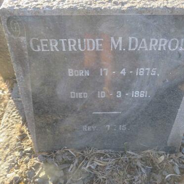 DARROLL Gertrude M. 1875-1961