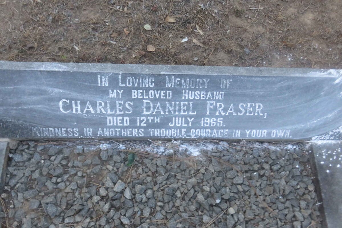 FRASER Charles Daniel -1965