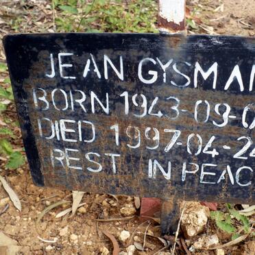GYSMAN Jean 1943-1997