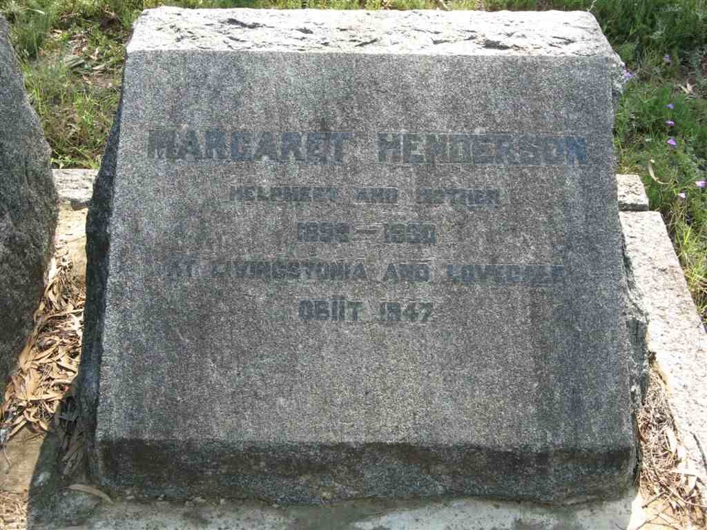 HENDERSON Margaret -1947