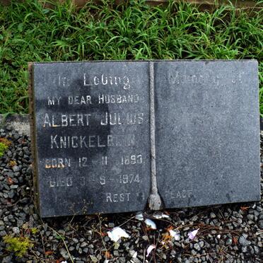 KNICKELBEIN Albert Julius 1893-1974