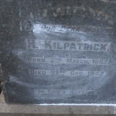 KILPATRICK H. 1862-1942