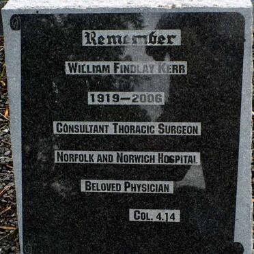 KERR William Findlay 1919-2006