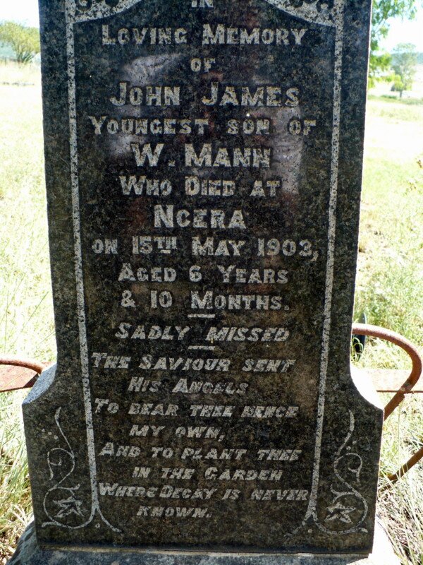 MANN John James -1903