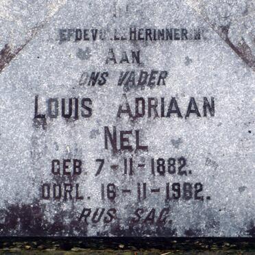 NEL Louis Adriaan 1882-1962