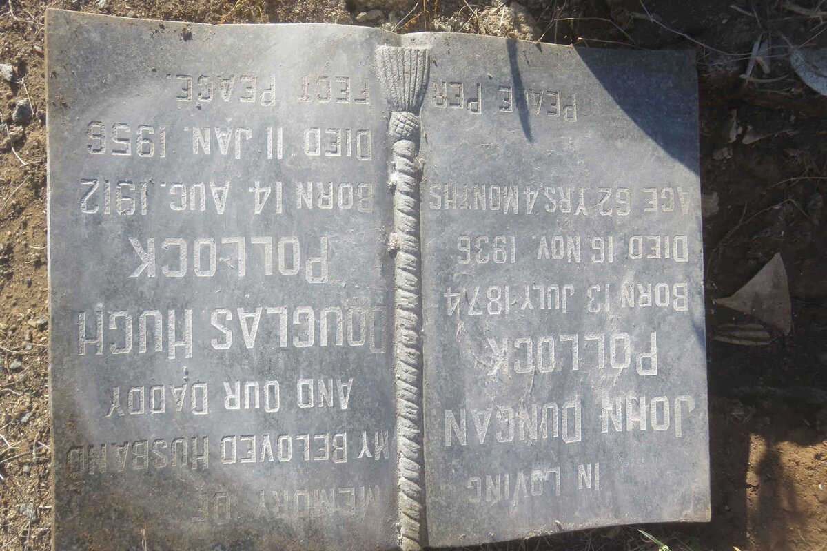 POLLOCK John Duncan 1874-1936 :: POLLOCK Douglas Hugh 1912-1956 