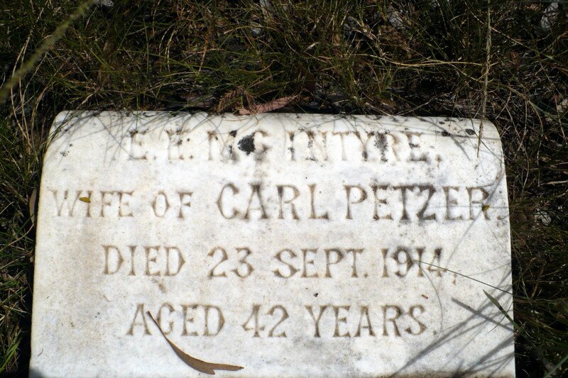 PETZER E.E. nee McINTYRE -1914