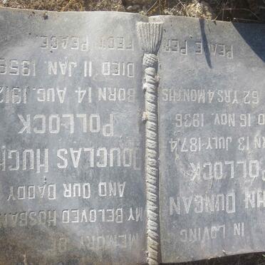 POLLOCK John Duncan 1874-1936 :: POLLOCK Douglas Hugh 1912-1956 