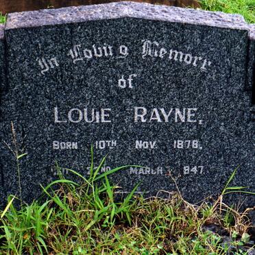 RAYNE Louie 1878-1947