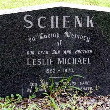 SCHENK Leslie Michael 1953-1970