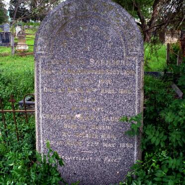 SAUNDERS John Reid 1836-1886 &amp; Christina Mary 1844-1890