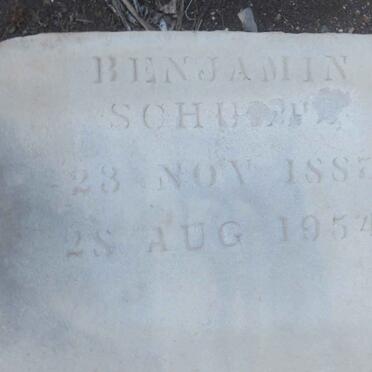 SCHULTZ Benjamin 1887-1954