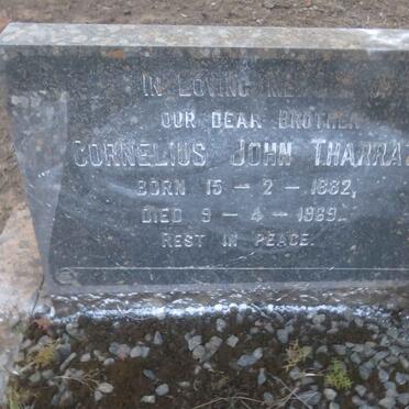 THARRATT Cornelius John 1882-1969