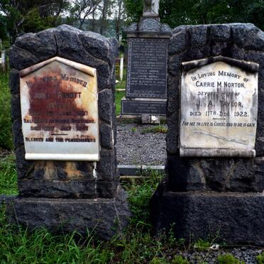 TAYLOR John Arnott 1887-1947 &amp; Carrie M. NORTON -1922