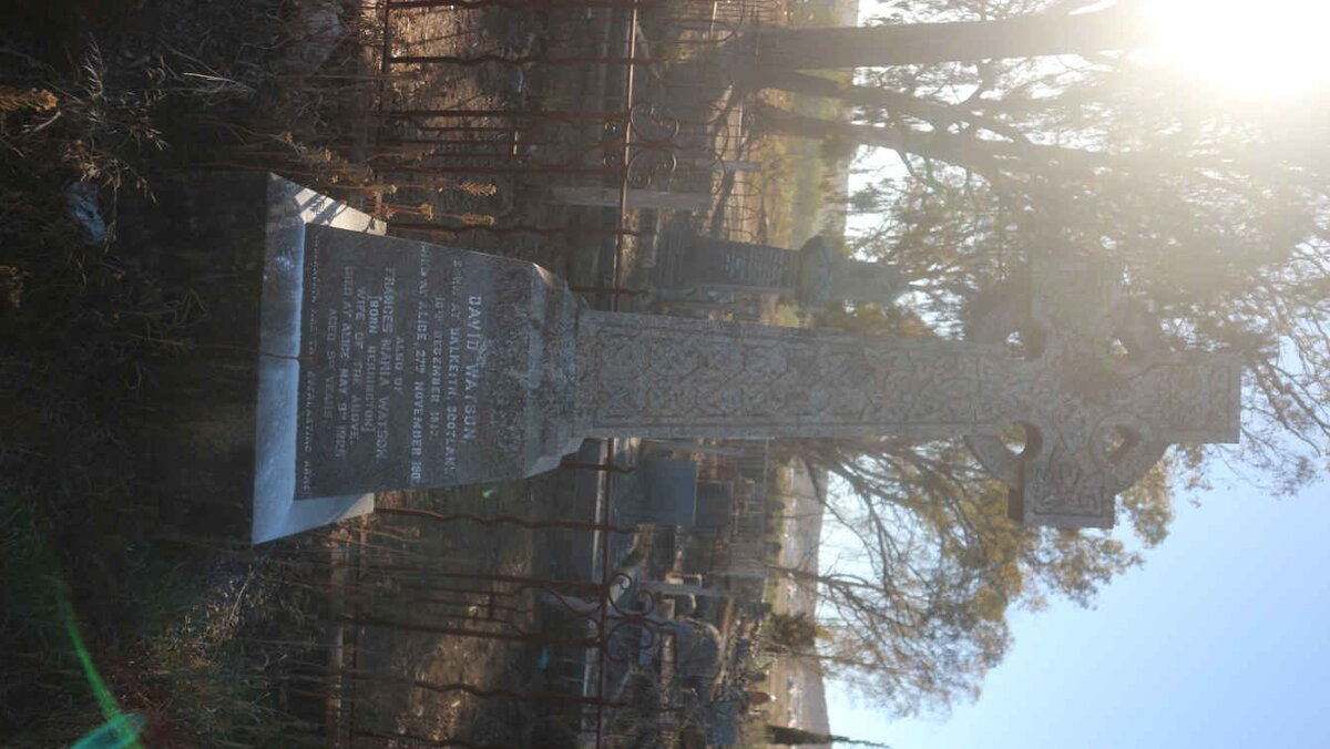 WATSON David 1817-1903 &amp; Frances Maria BERRINGTON -1925