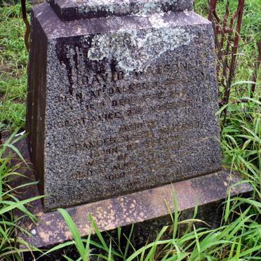 WATSON David 1817-1903 &amp; Frances Maria BERRINGTON -1925 