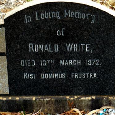 WHITE Ronald -1972