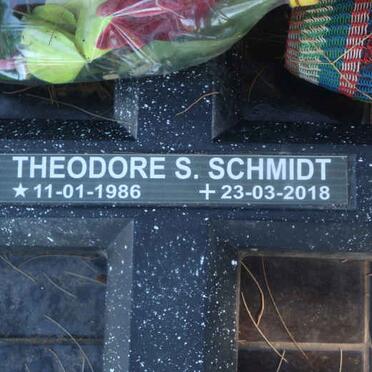 SCHMIDT Theodore Saville 1986-2018