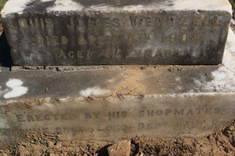 WENTZELL Louis James -1904