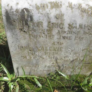 SAMPSON Hilton Eric 1930-1932 :: SAMPSON June Valerie 1932-1932