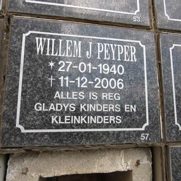 PEYPER Willem J. 1940-2006
