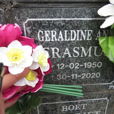 ERASMUS Geraldine Ann 1950-2020