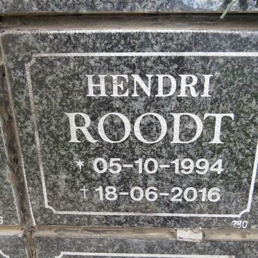 ROODT Hendri 1994-2016