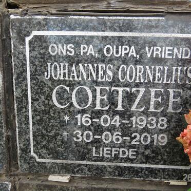 COETZEE Johannes Cornelius 1938-2019