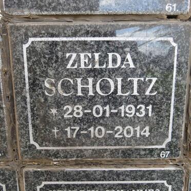 SCHOLTZ Zelda 1931-2014