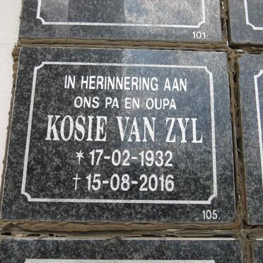 ZYL Kosie, van 1932-2016