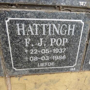 HATTINGH F.J. 1937-1986