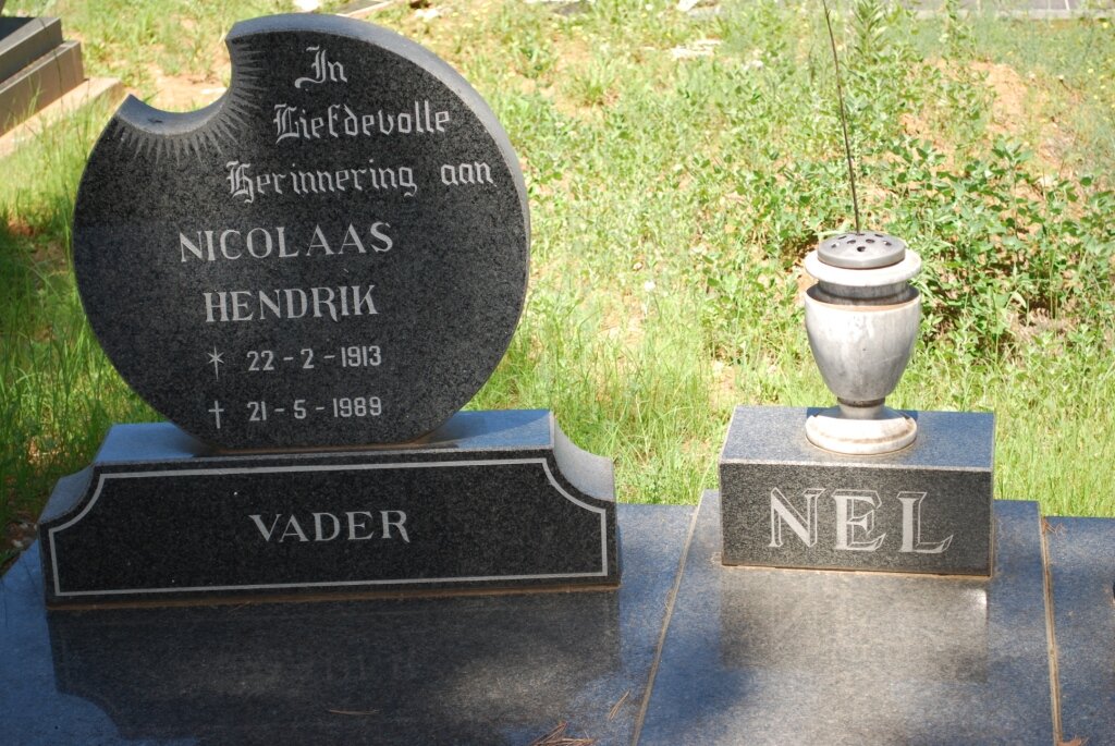 NEL Nicolaas Hendrik 1913-1989