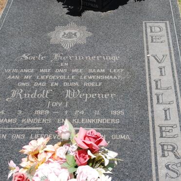 VILLIERS Rudolf Wepener, de 1929-1995