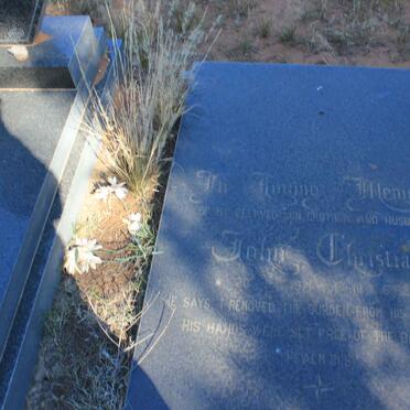 RAUBENHEIMER John Christian 1921-2000