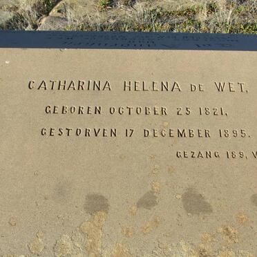 WET Catharina Helena, de 1821-1895