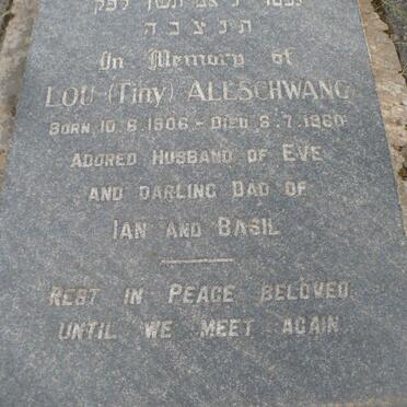 ALLSCHWANG Lou 1906-1960