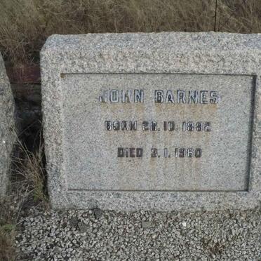 BARNES John 1882-1960
