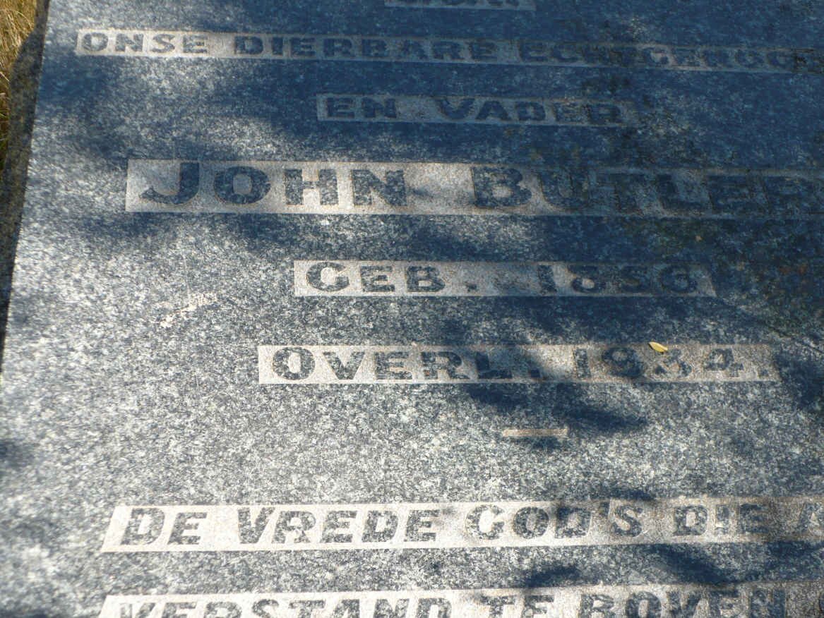 BUTLER John 1856-1934