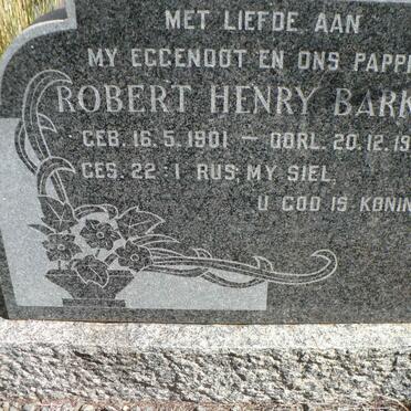 BARKER Robert Henry 1901-1961