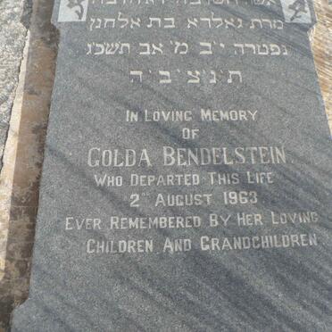 BENDELSTEIN Golda -1963