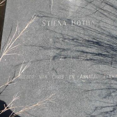 BOTHA Stiena 1908-1984