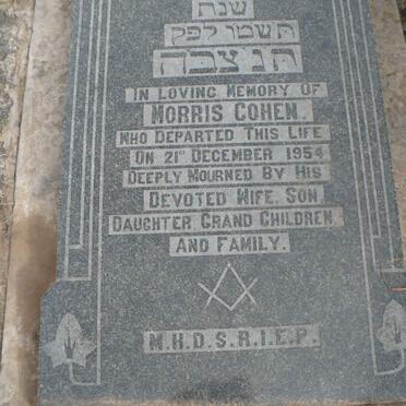 COHEN Morris -1954