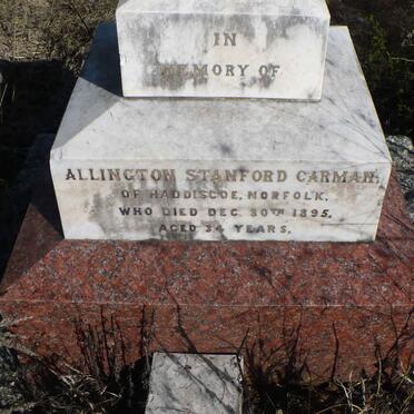 CARMAN Allington Stanford -1895