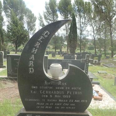 ERASMUS Gerhardus Petrus 1959-1978