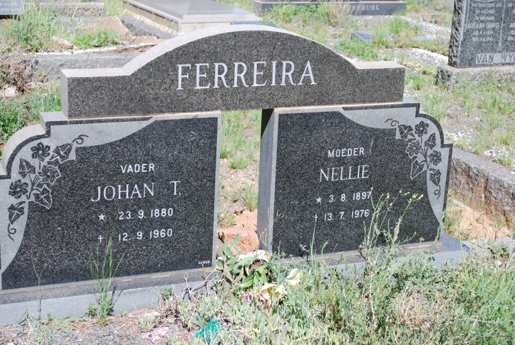 FERREIRA Johan T. 1880-1960 &amp; Nellie 1897-1976