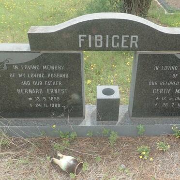 FIBIGER Bernard Ernest 1899-1980 &amp; Gertie Maria HEATH 1902-1983