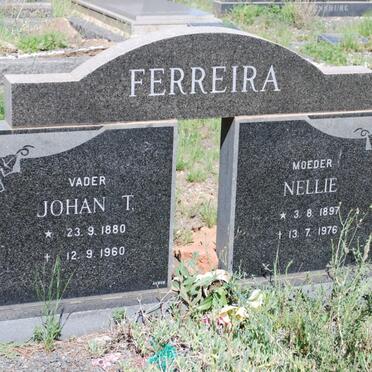 FERREIRA Johan T. 1880-1960 &amp; Nellie 1897-1976