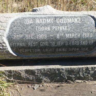 GUDMANZ Ida Naomi nee PEINKE 1903-1980