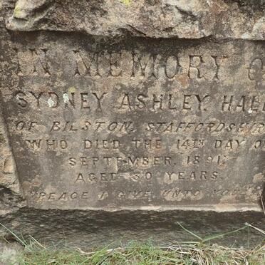 HALL Sydney Ashley -1891