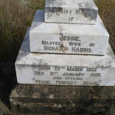 HARRIS Jessie 1852-1920